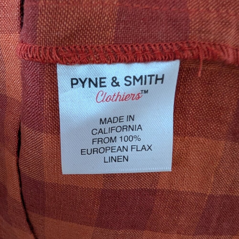 Pyne & Smith no. 30 in Marmalade Check, size XS - Picture 7 of 8